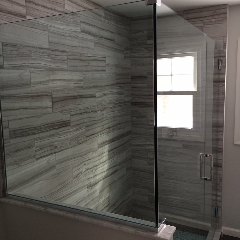 Tiled Walk-In Shower