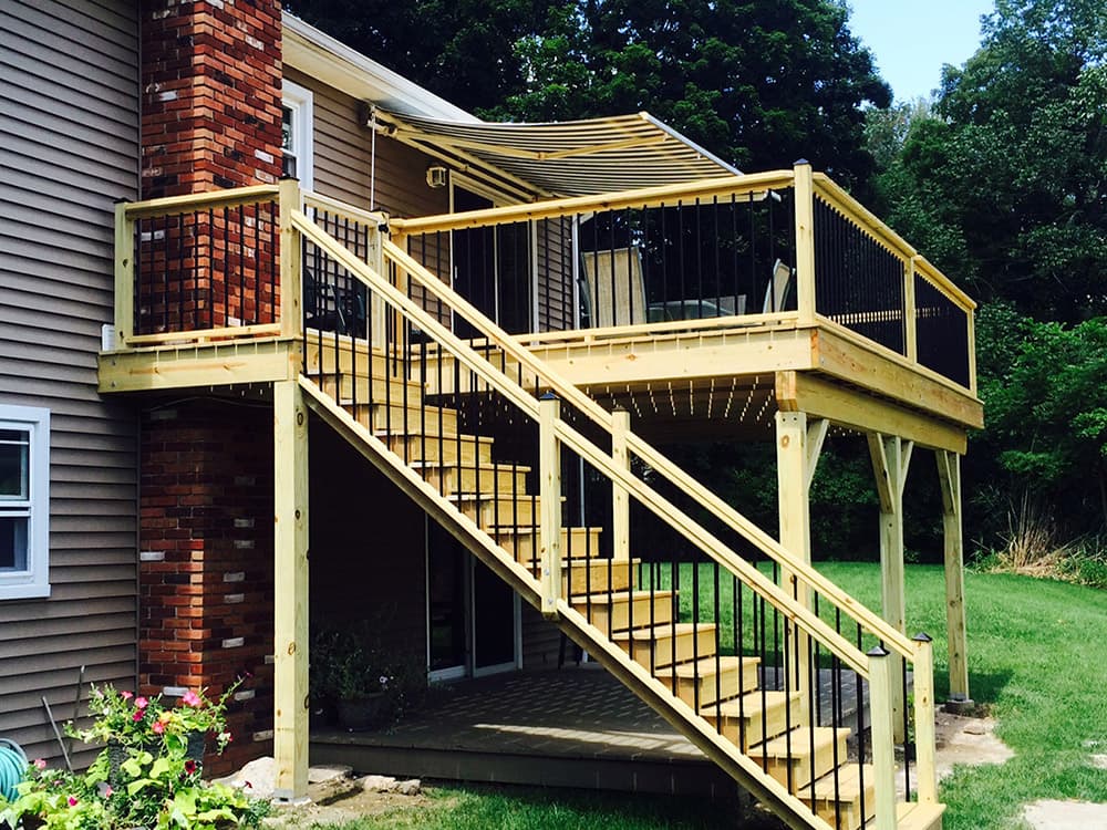 New Pressure-Treated Deck